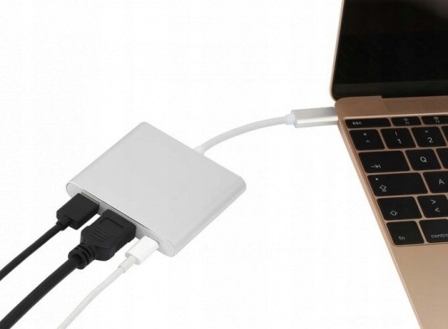 Adapter USB 3.1 typ C do HDMI + USB 3.0 + USB C 4K EAN (GTIN) 5904310261982