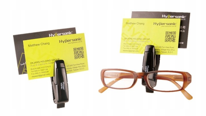 UCHWYT SAMOCHODOWY NA OKULARY BILETY MOCOWANY NA OSŁONĘ PRZECIWSŁONECZNĄ 3M Producent Hypersonic
