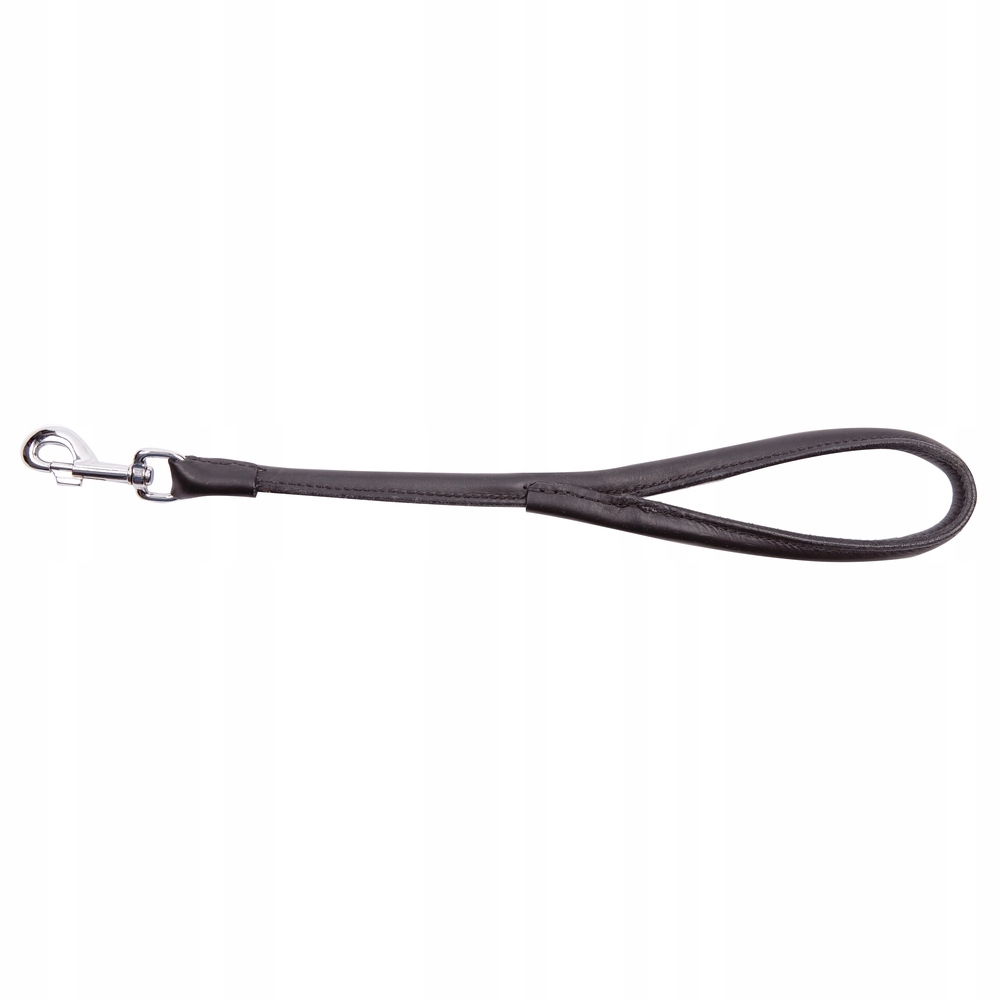 

Dingo Krótka Smycz Skóra Soft 50 CM Czarna