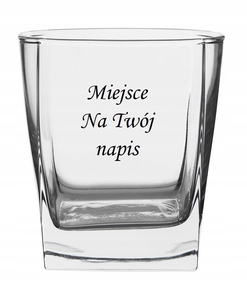 

Szklanka do whisky z grawerem, 300ml,