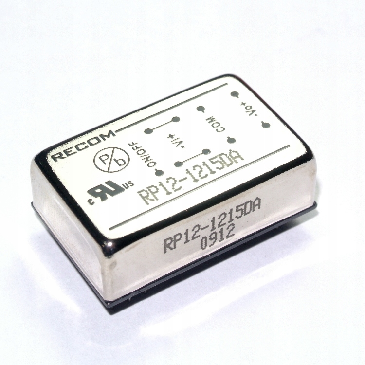Měnič Napětí DC/DC 12W Reg 9-18V+-15V RP12-1215DA