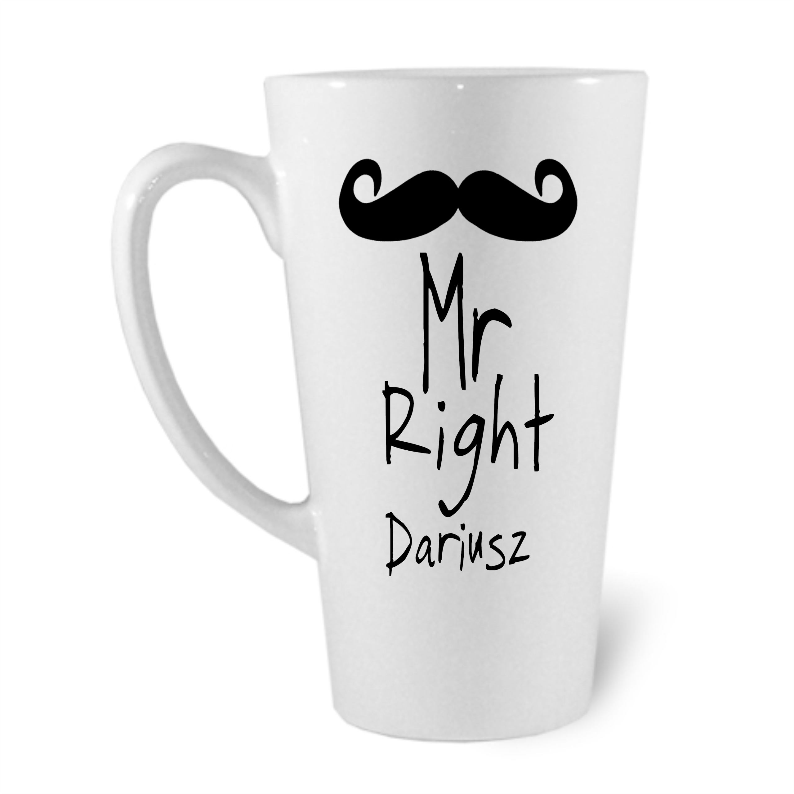

Kubek Latte Z Nadrukiem Mr Right Imię