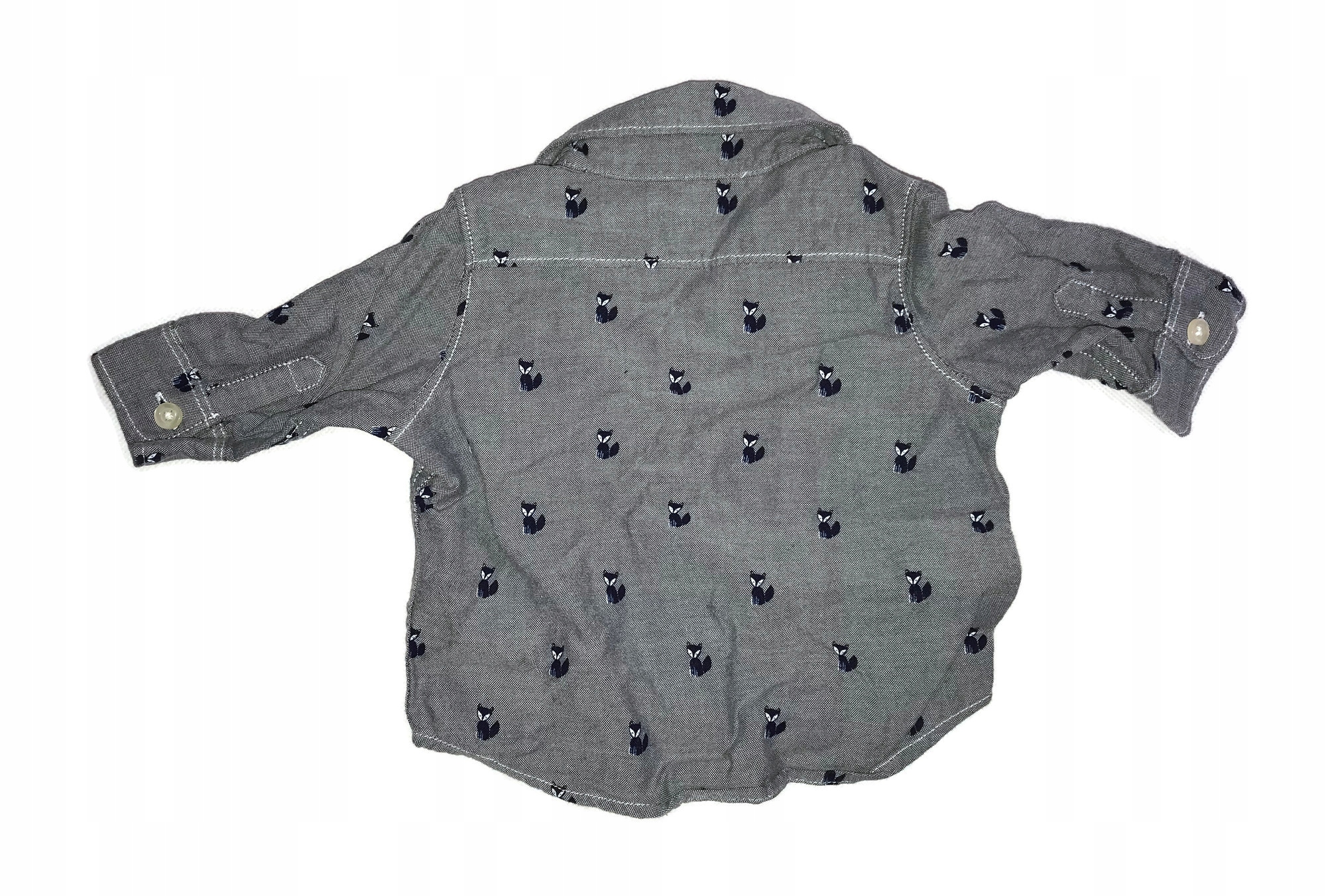 Koszula niemowlęca w kotki GAP 0-3mc 56-62 Marka GAP