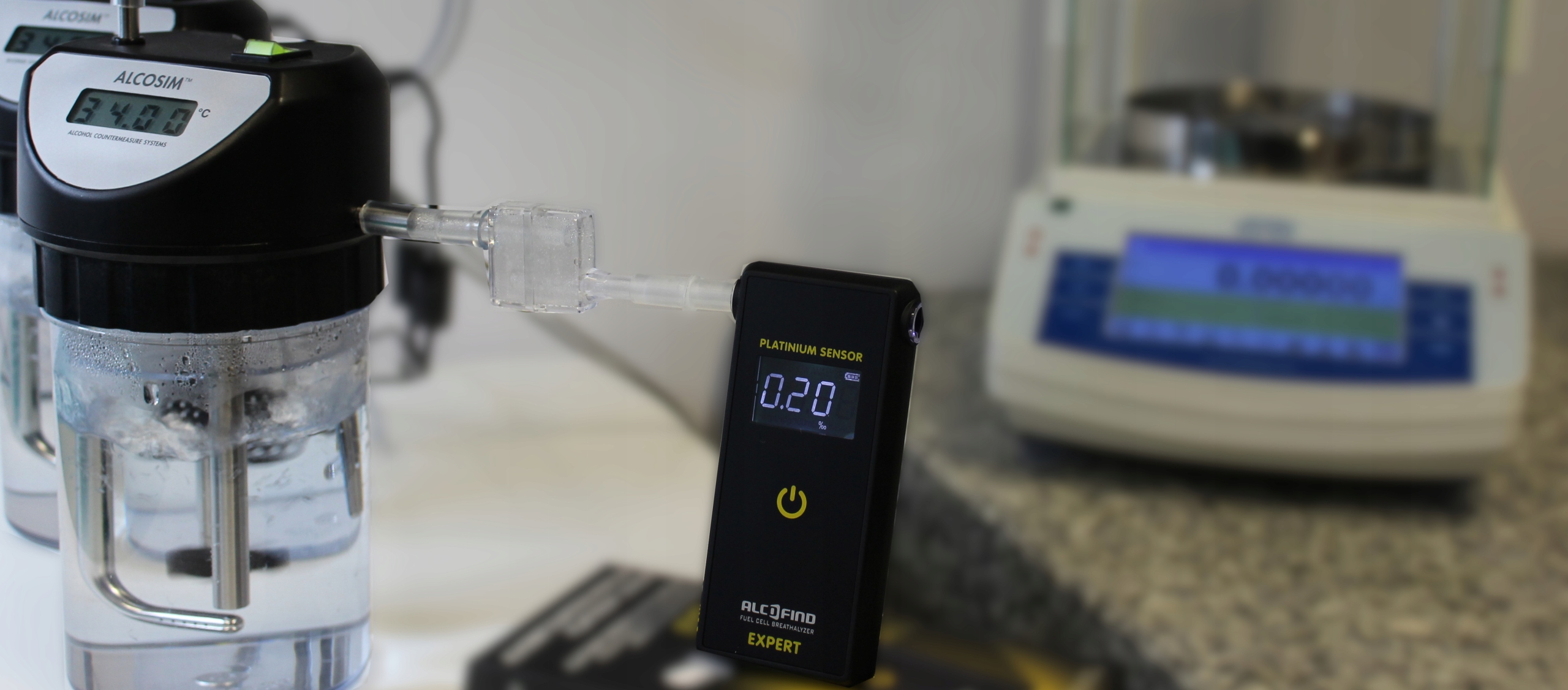 Alkomat AlcoFind EXPERT KALIBRACJE PREZENT Calibration yes