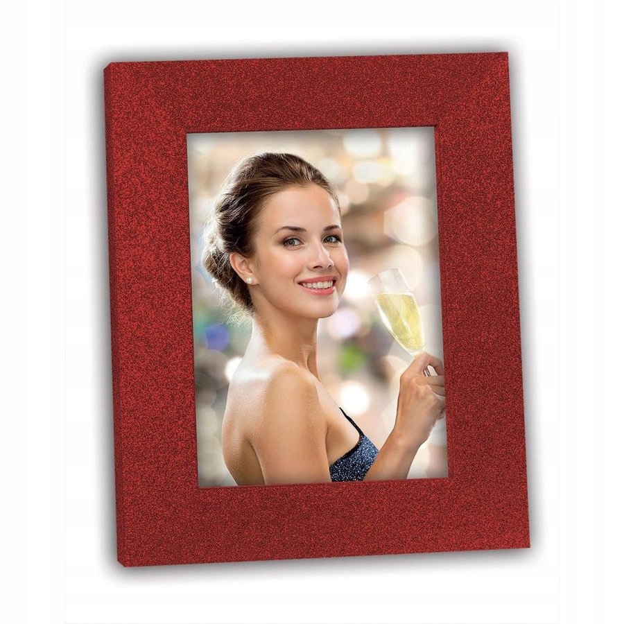 

Ramka na zdjęcie błyszcząca 20x30 Glamour czerwona