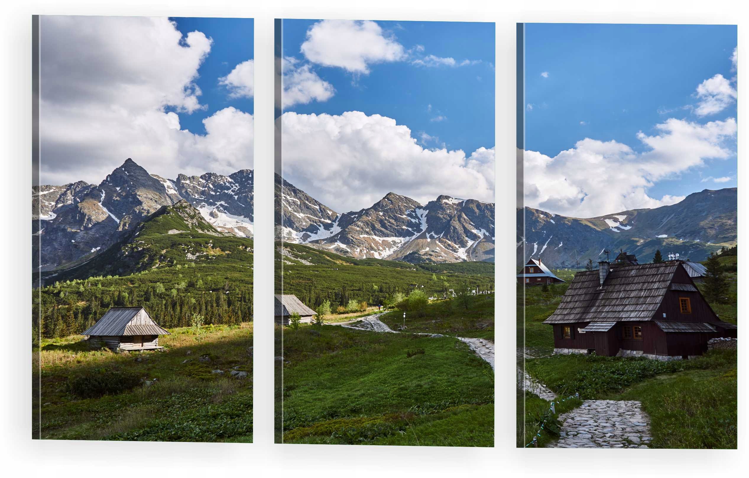 

Tryptyk Obrazy Góry Tatry Hala Gąsienicowa