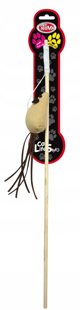 

Pet Nova zabawka dla kota Wędka z myszką 40cm