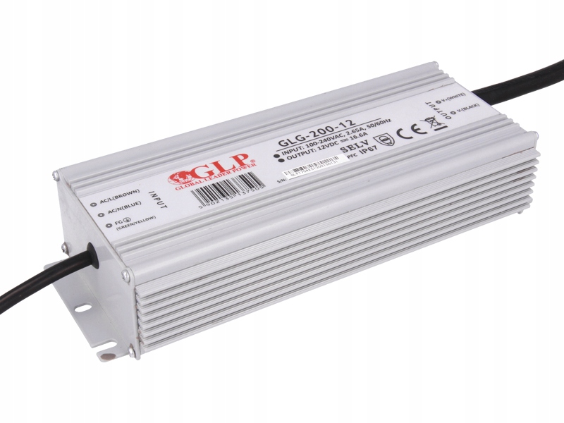 Napájací zdroj pre Led pásy Glg 12V 200W vodotesný IP67