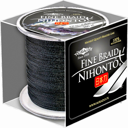 

Plecionka Nihonto Fine Braid Black 0,14mm 300m