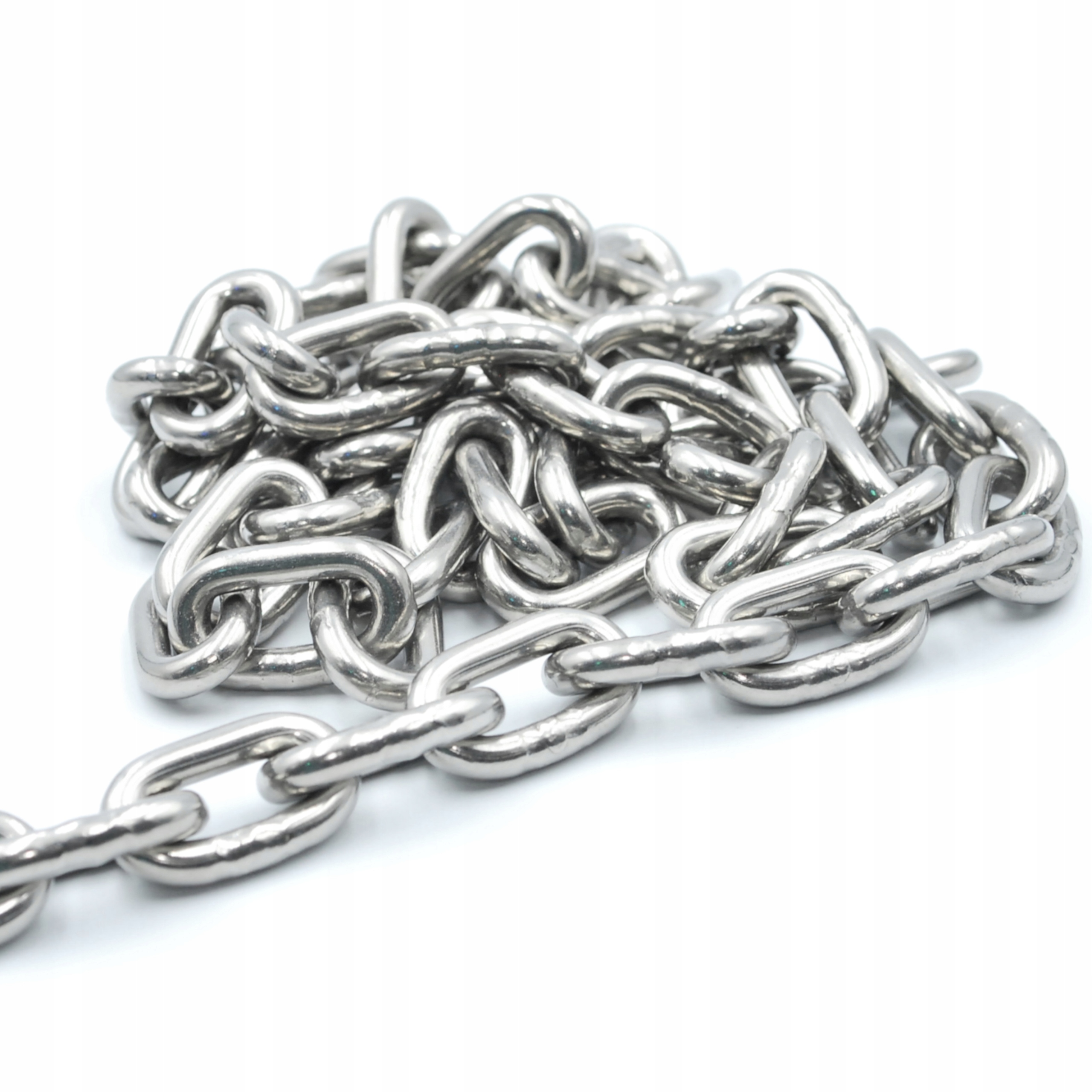 ŁAŃCUCH DIN 766 NIERDZEWNY KWASOODPORNY D=4MM LINA