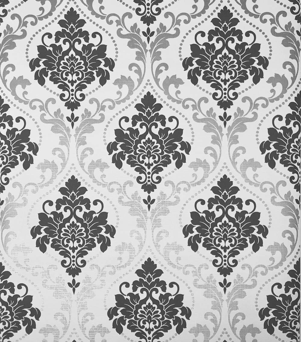 TAPETA ŚCIENNA ORNAMENT SZARY GLAMOUR RASCH Marka Rasch