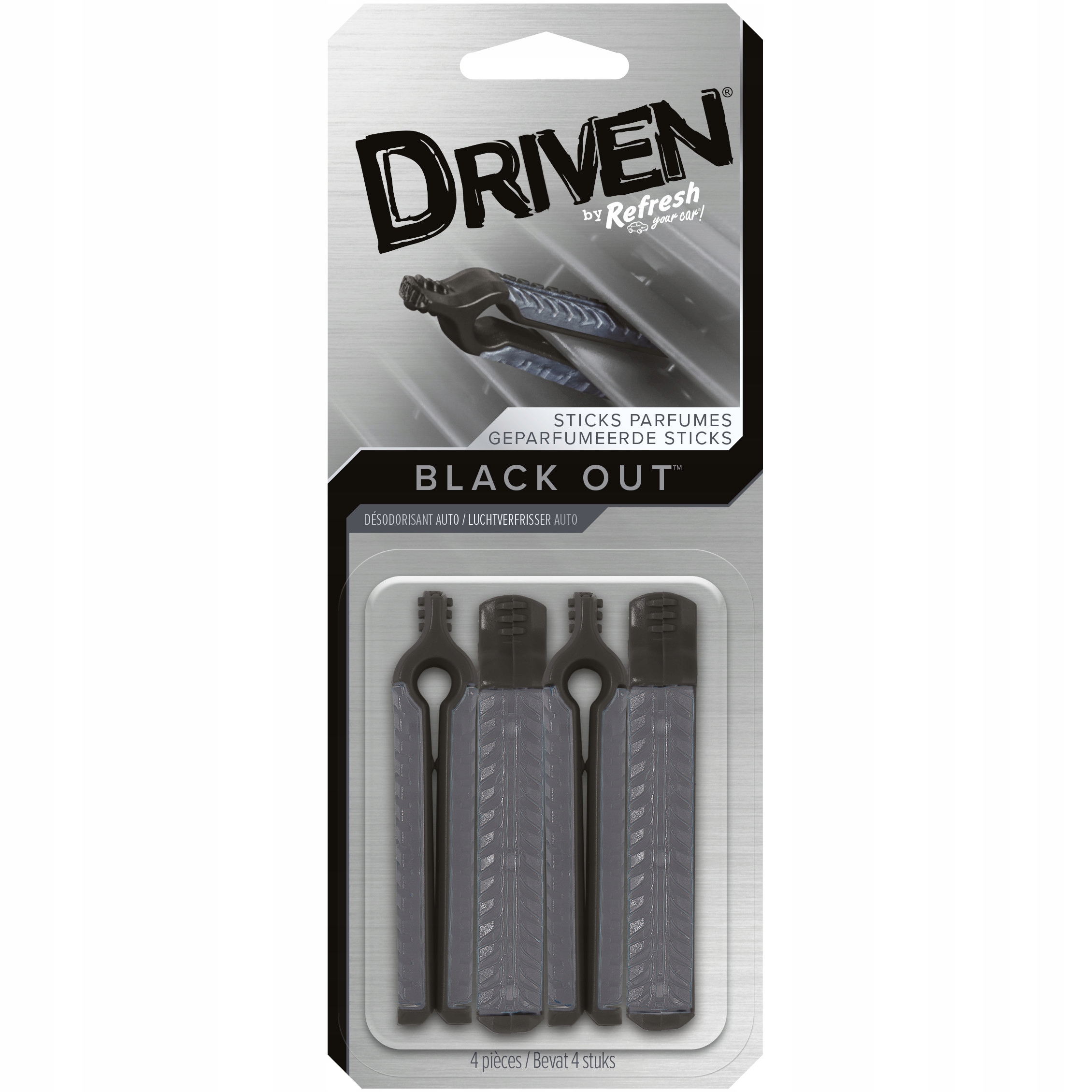 

4x Klips Zapach Driven Vent Sticks Black Out