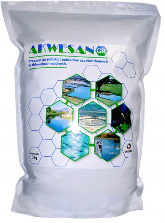 

Akwesan 3 Kg Granulat Redukcja Osadów Dennych staw