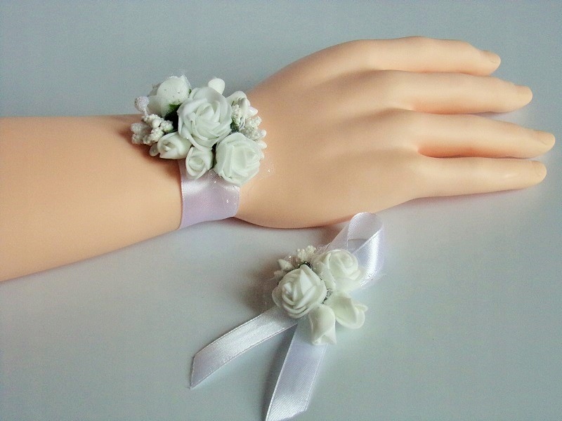 KM 15 G * Kotylion + przypinka * ślub, studniówka Kolor dominujący wielokolorowy