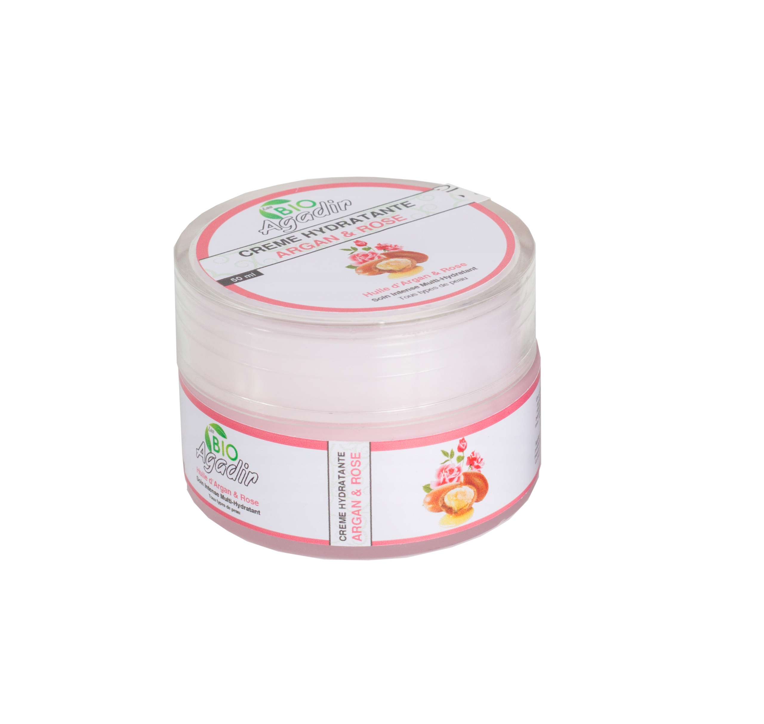 

Bio Agadir Krem Arganowy z olejkiem różanym 50ml