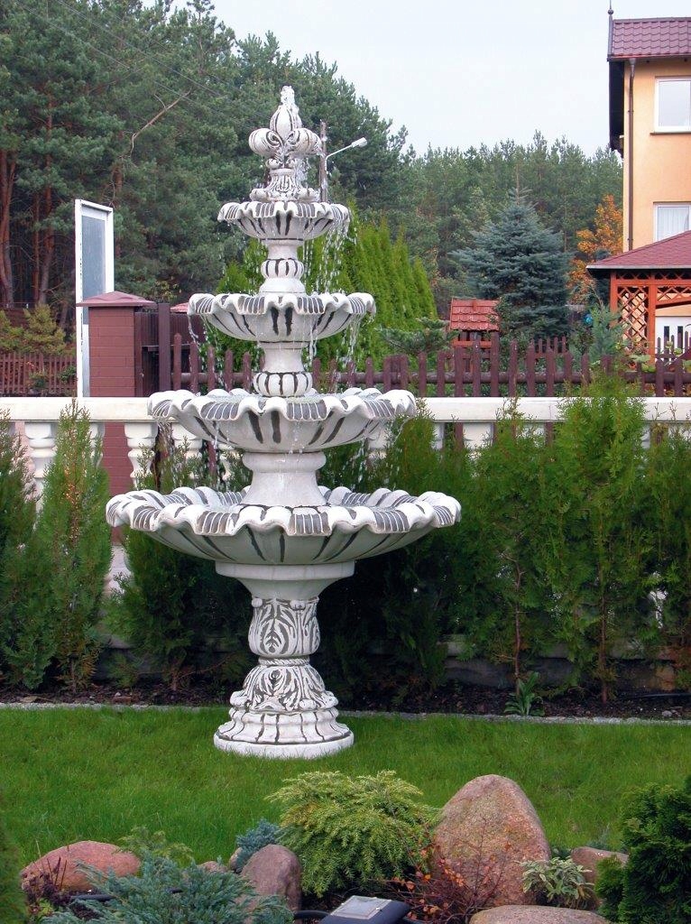 Fontanna betonowa do ogrodu z pompą Typ fontanna (pompa)