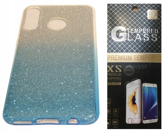 

Etui Glitter Ombre do Huawei P30 Lite + Szkło