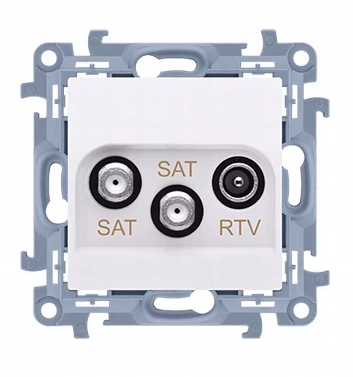 

Simon 10 gniazdo antenowe Sat-sat-rtv CASK2.01/11