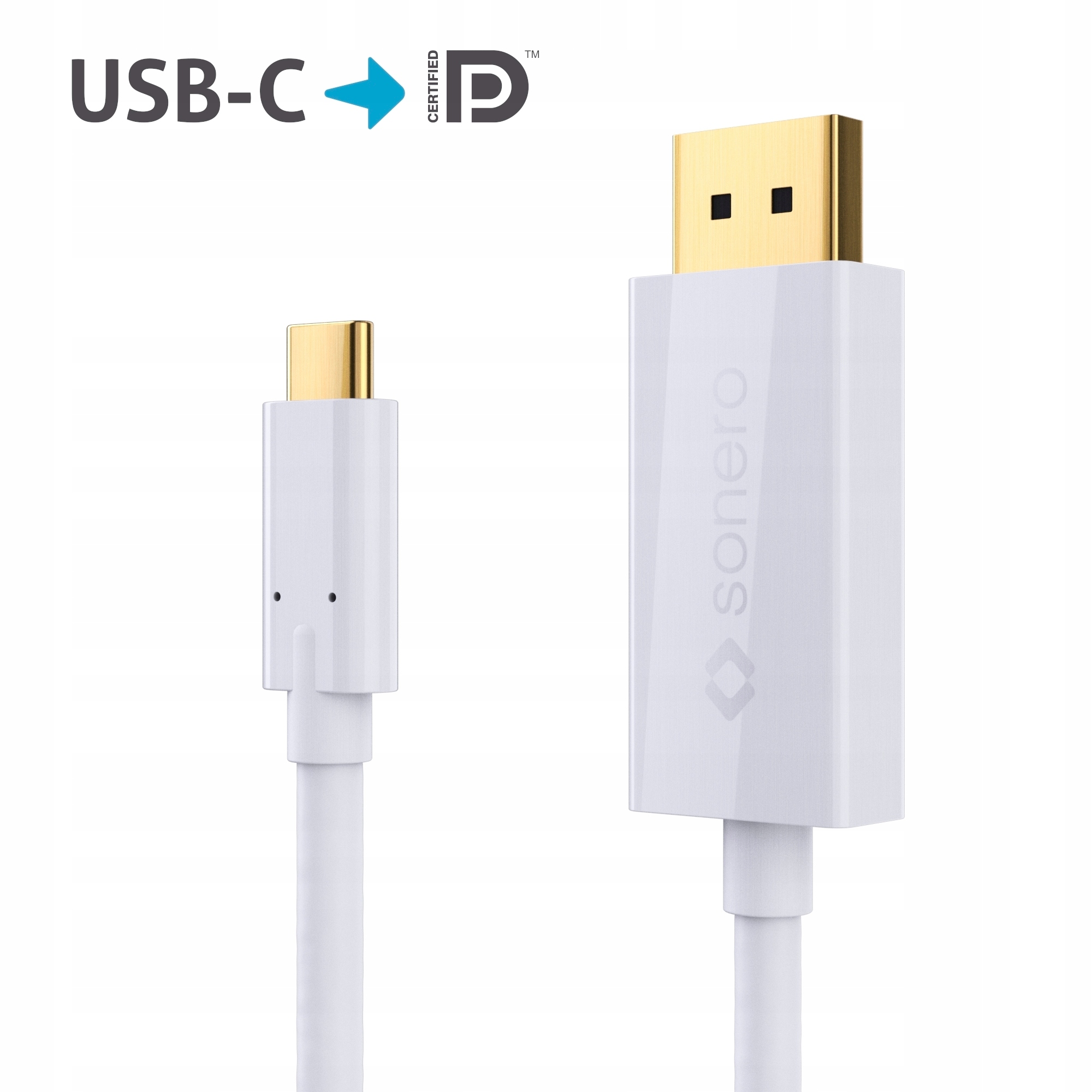 Sonero X-UCC021-010 USB-C/DisplayPort 18Gbps 1,0m