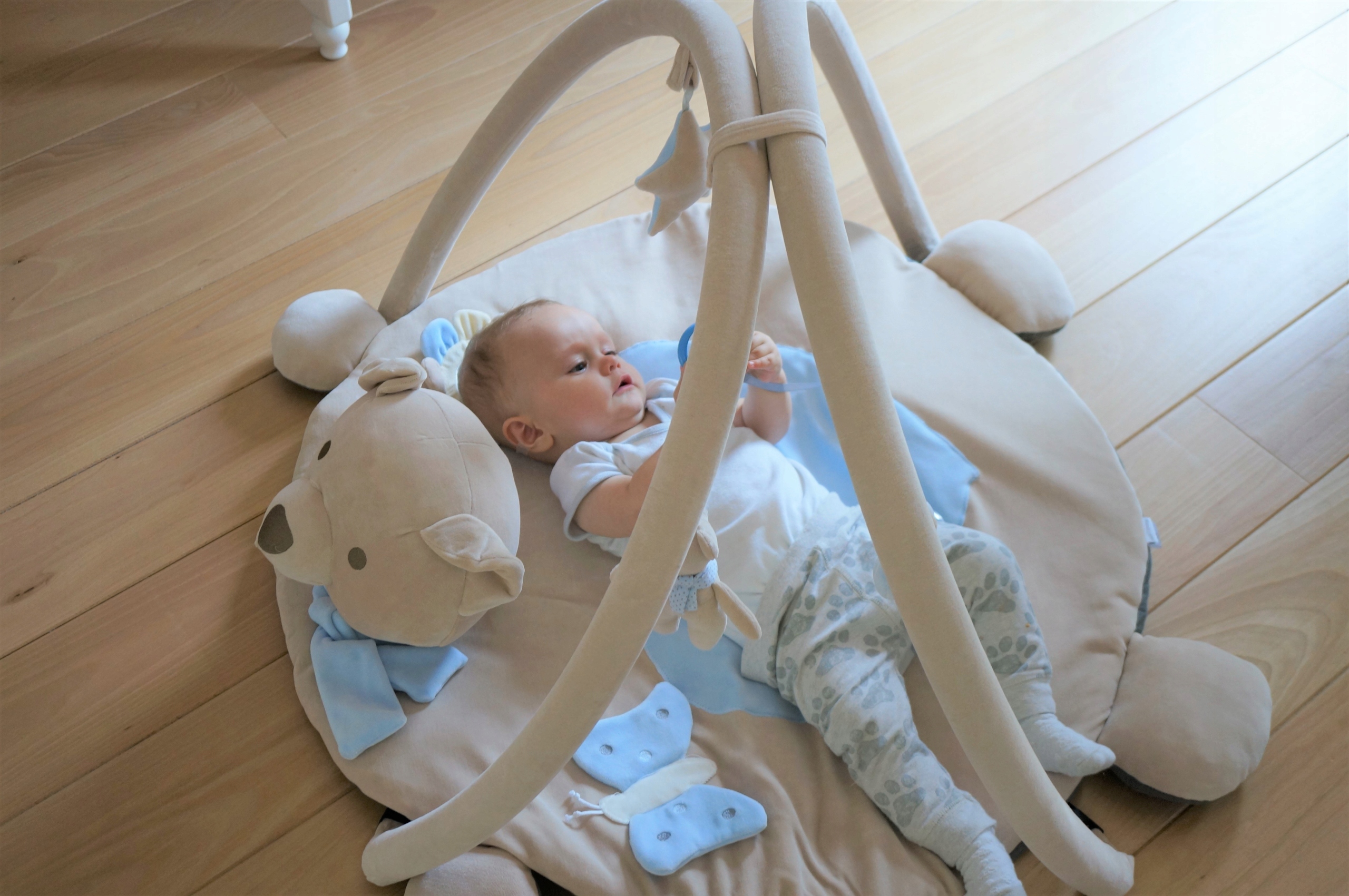 Gruba i duża mata edukacyjna Miś