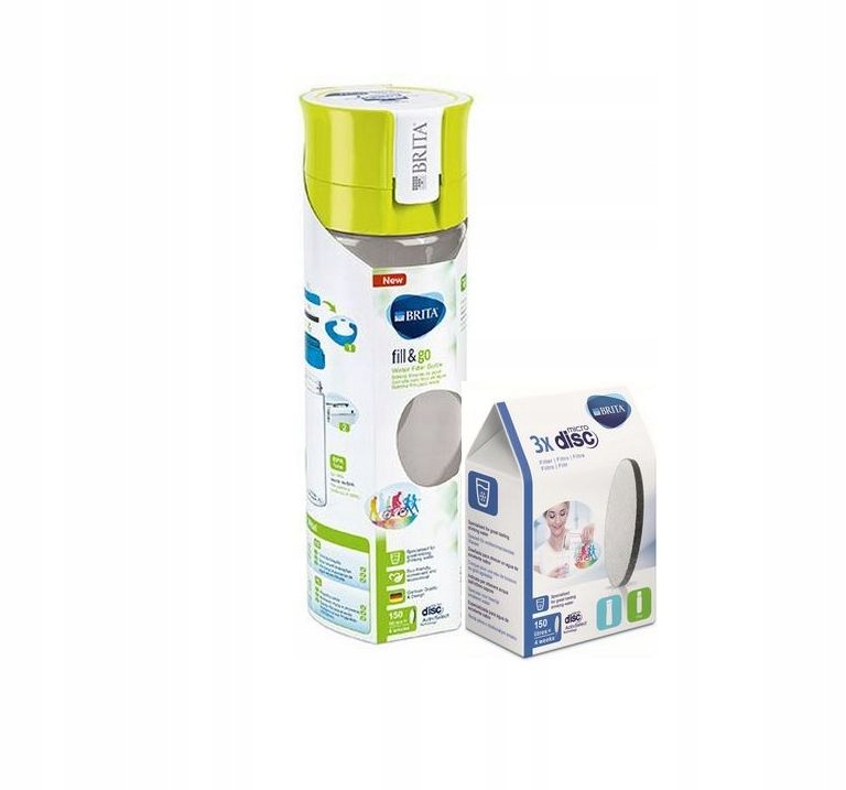Butelka filtrująca BRITA + 4 Filtry MicroDisc