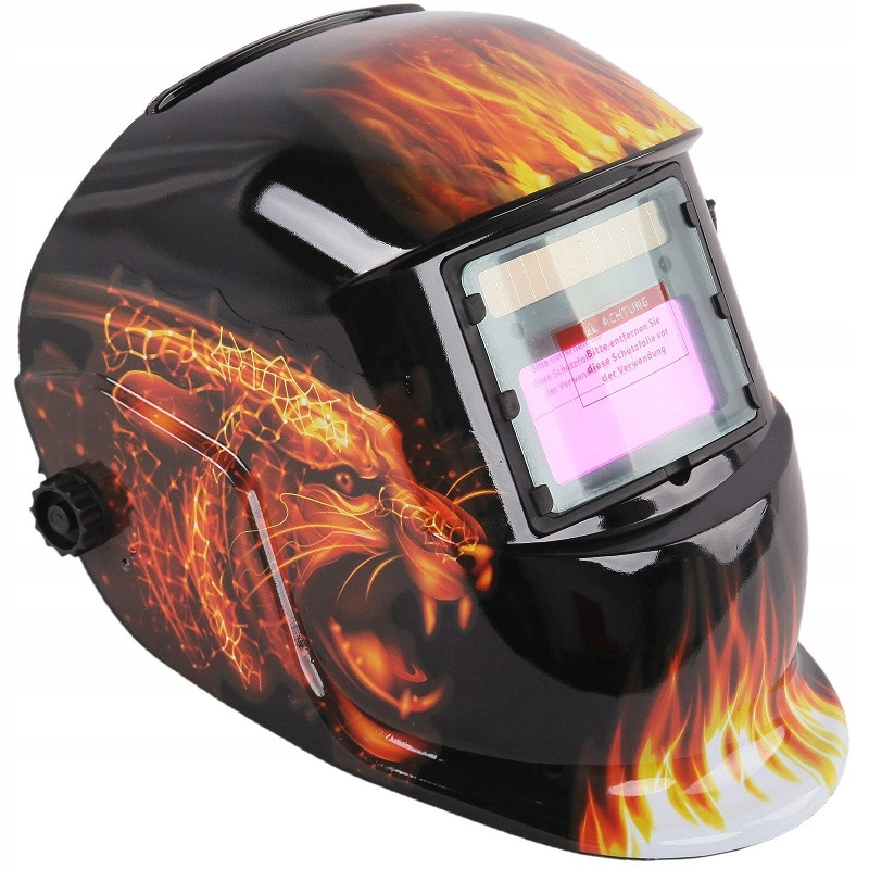 MASKA PRZYŁBICA SPAWALNICZA SAMOŚCIEMNIAJĄCA WZORY Waga produktu z opakowaniem jednostkowym 0.5 kg