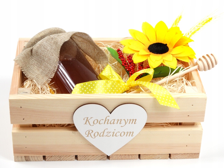 

Podziękowanie Dla Rodziców Skrzynka Z Miodem Ślub