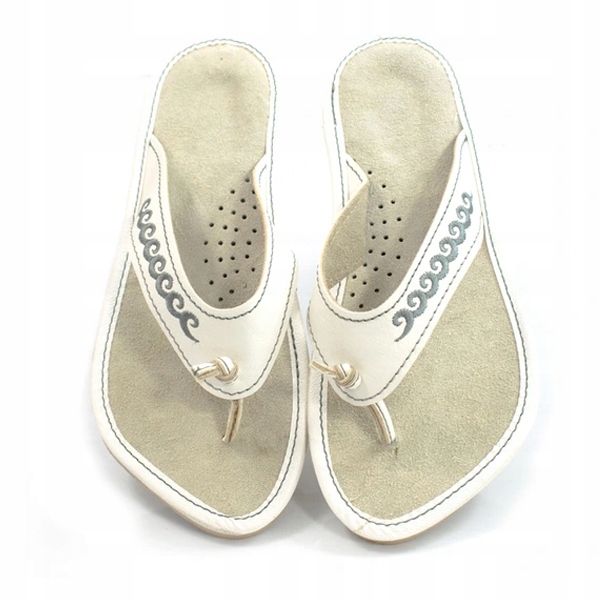 

Japonki Klapki Pantofle Damskie Buty Lato Skórzane