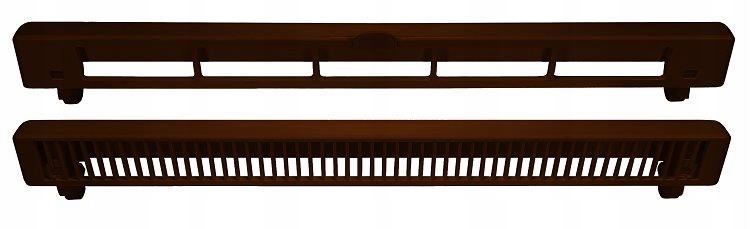 Nawiewniki do okna okien Slimline 2000 CIEMNY BRĄZ Rodzaj nawiewnik