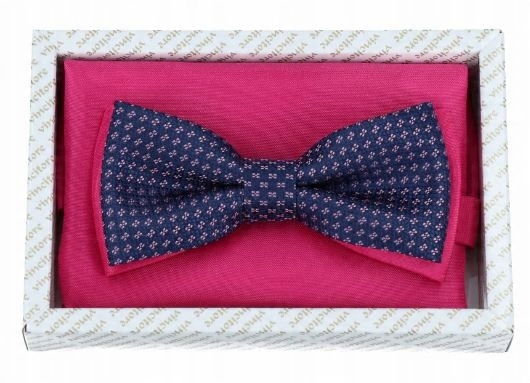 

Mucha Muszka Męska Poszetka Pudełko Elegancka