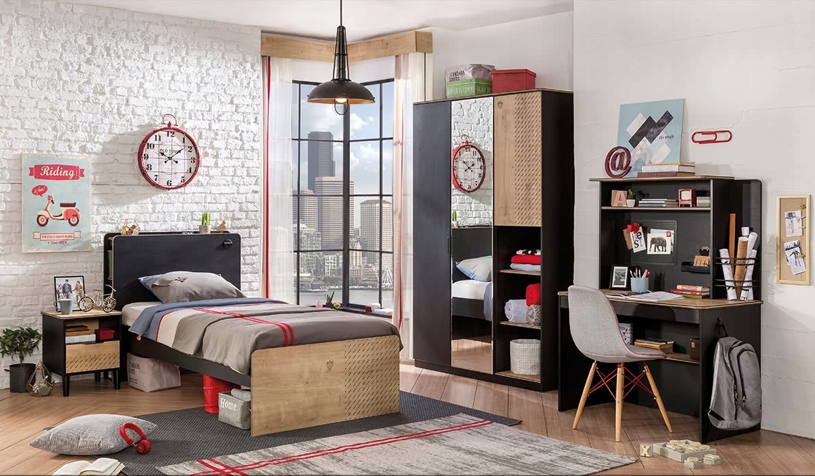 CILEK MEBLE dla młodzieży i nastolatków BLACK