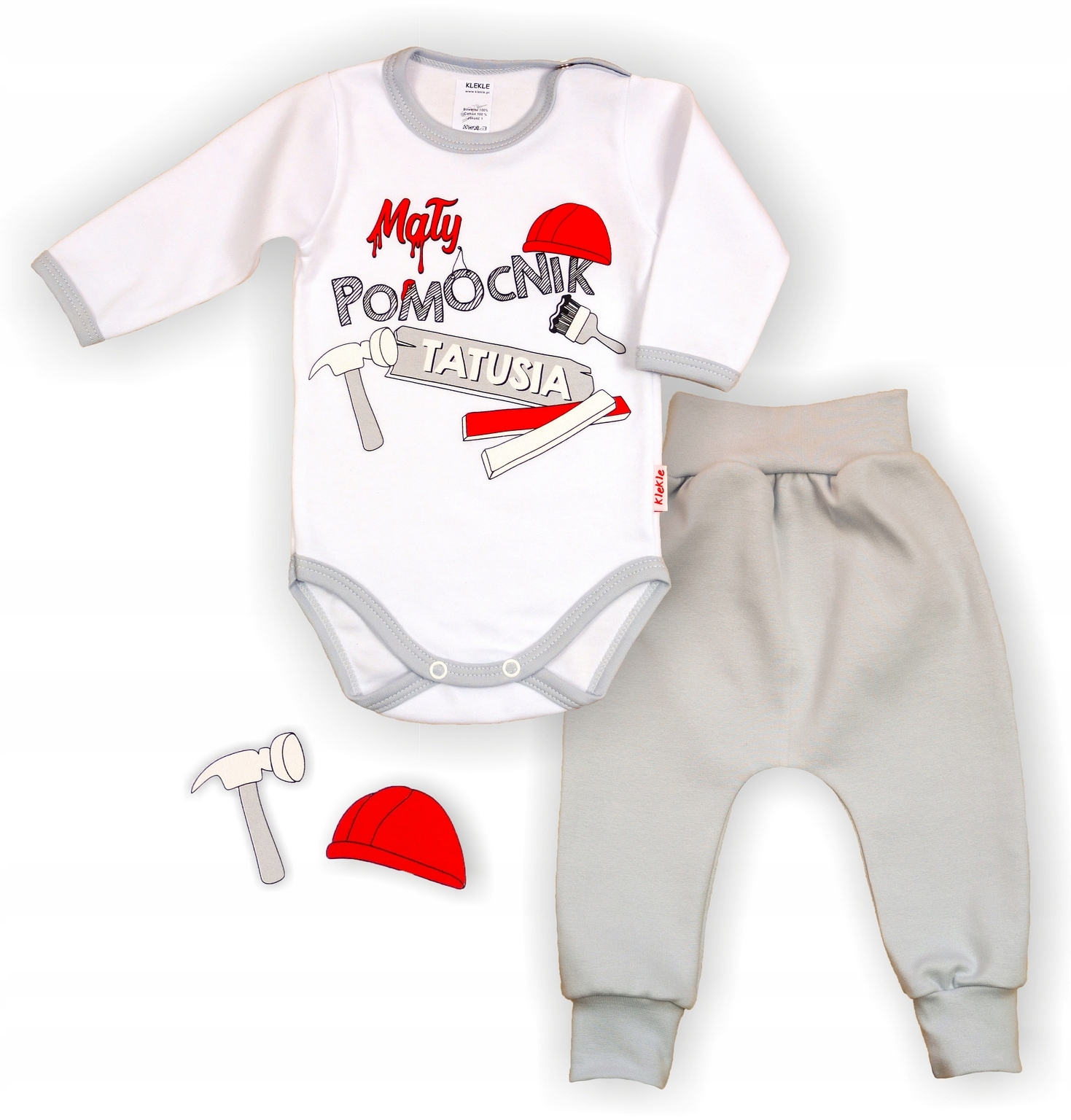 KOMPLET DO CHRZTU oraz INNE WZORY r 62 KLEKLE Kolor biały