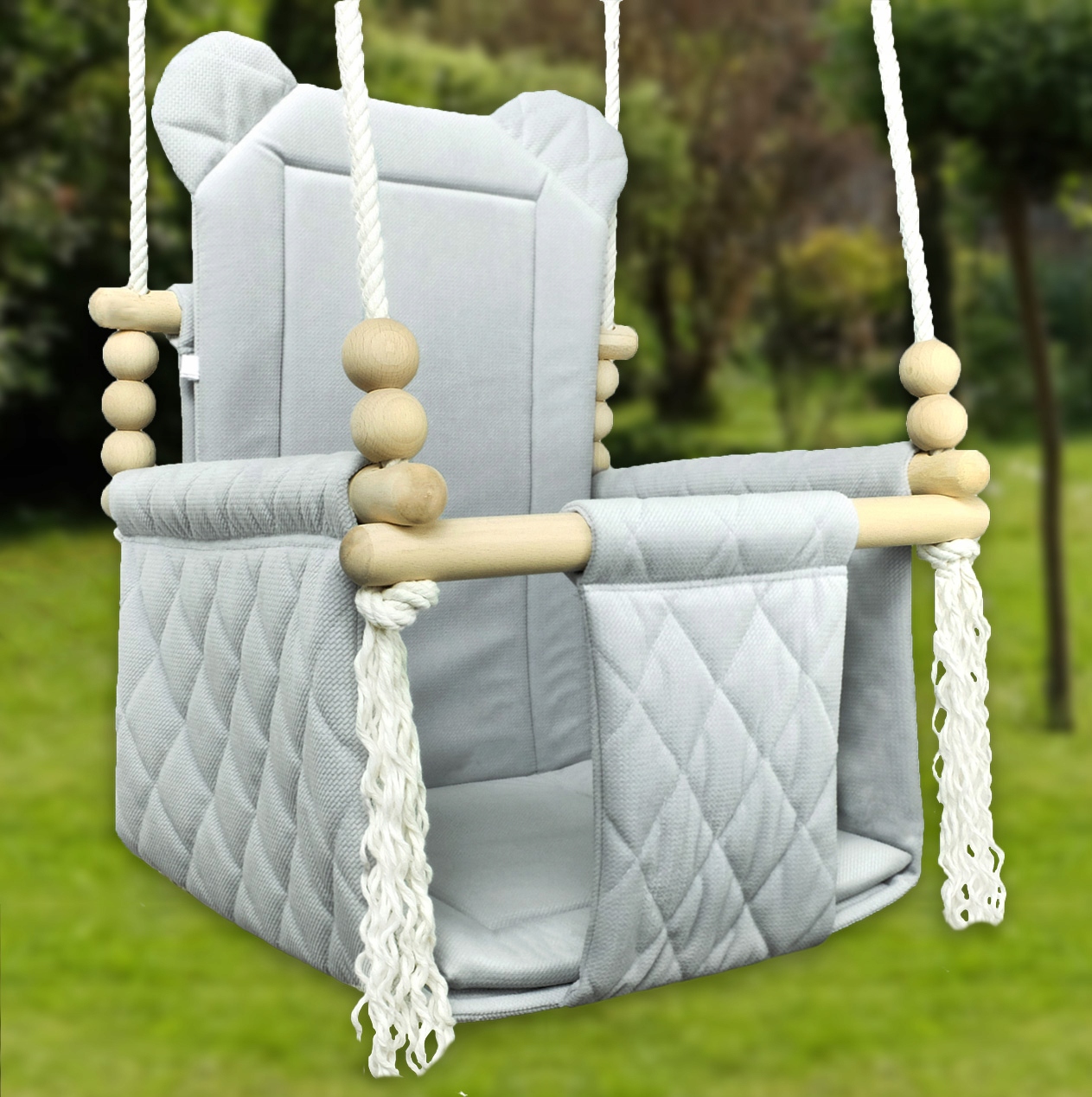 KiziaMizia HUŚTAWKA DLA DZIECI DOM OGRÓD VELVET CE Kod producenta 7632