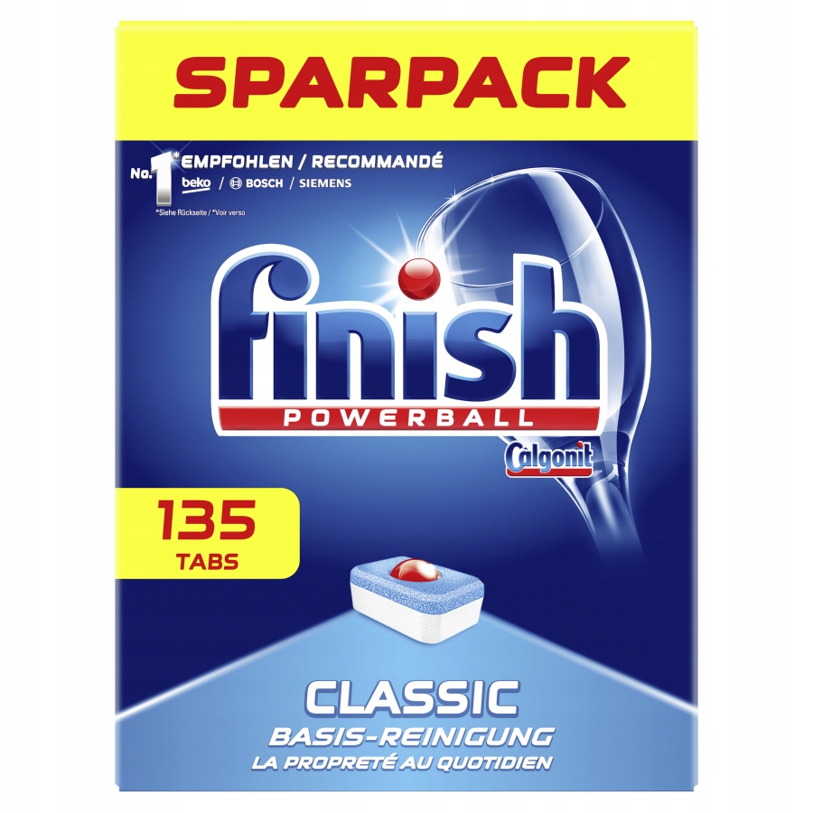 

Finish Classic Tabletki do Zmywarki 135 szt De