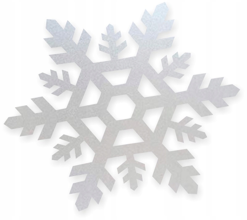 

Nalepki Śnieżynka Śnieżynka Ozdoby Szronione 18 cm