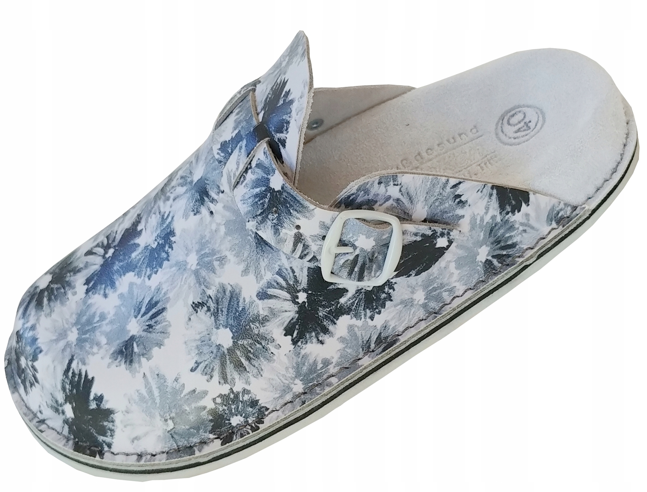 Fusbet klapki profilowane skórzane pełne skóra 37