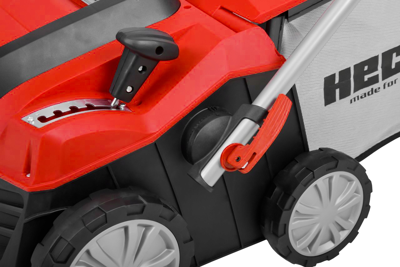 AERATOR WERTYKULATOR ELEKTRYCZNY DO TRAW HECHT1848/1884 2W1 1800W DWA WAŁKI Marka Hecht