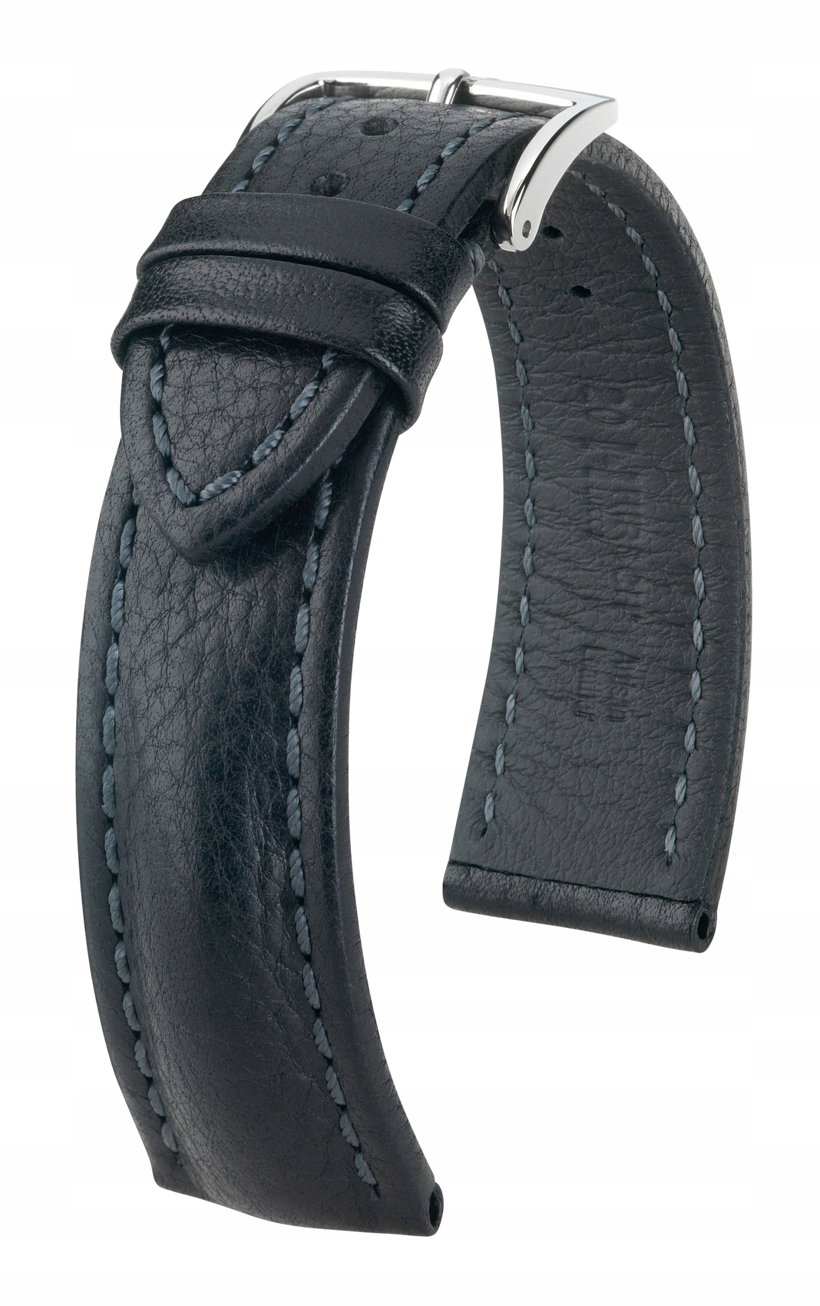 Kožený Černý Řemínek Pro Hodinky Hirsch Lucca 20 MM