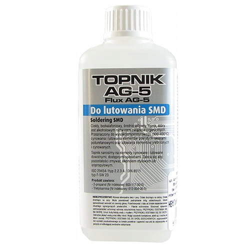 

Topnik G-5 do Smd (srebrowych, cynowanych) 100ml