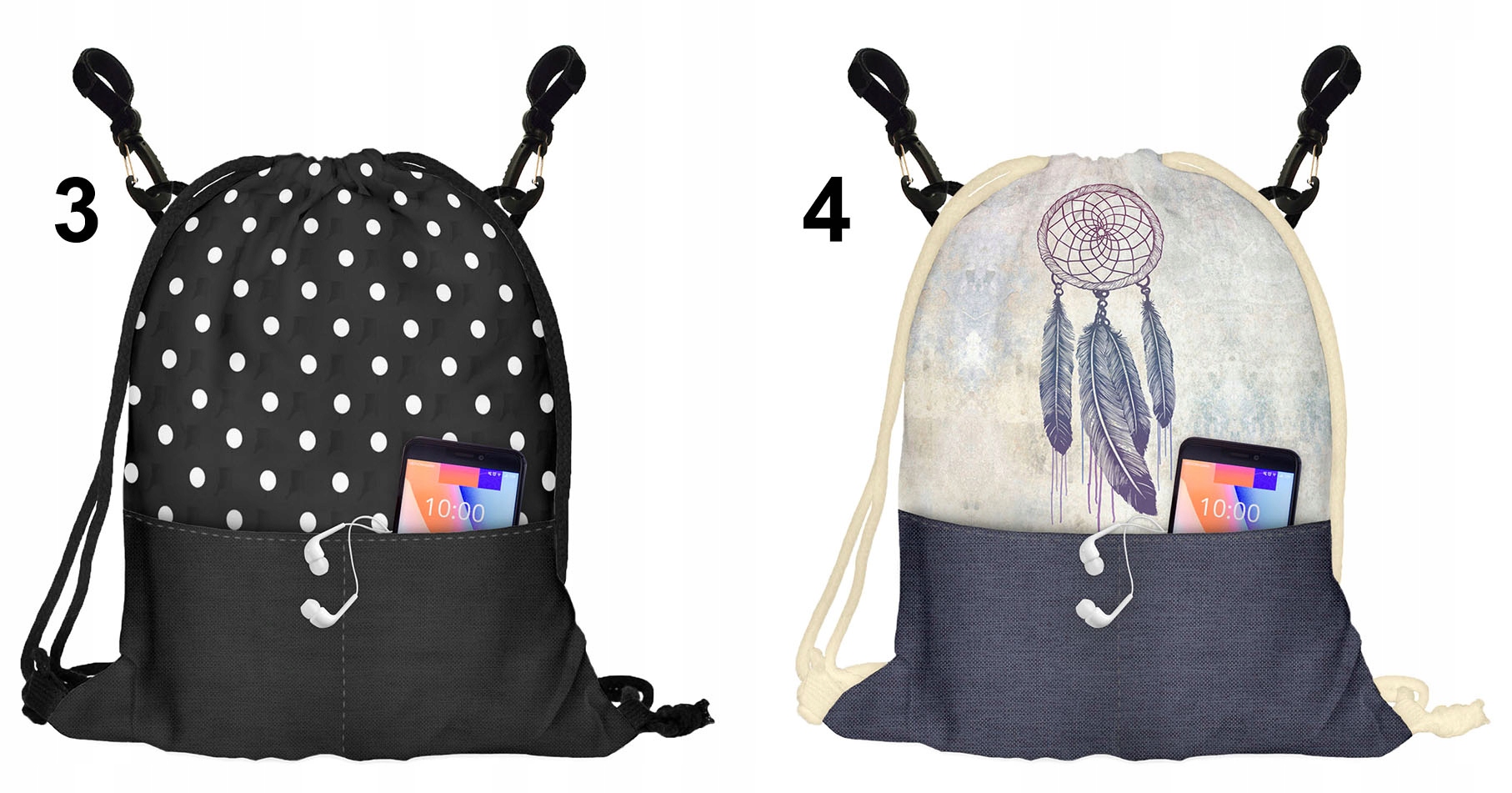 Torba do Wózka Plecak Worek z haczykami Organizer Kod producenta WOR-WOZ-000