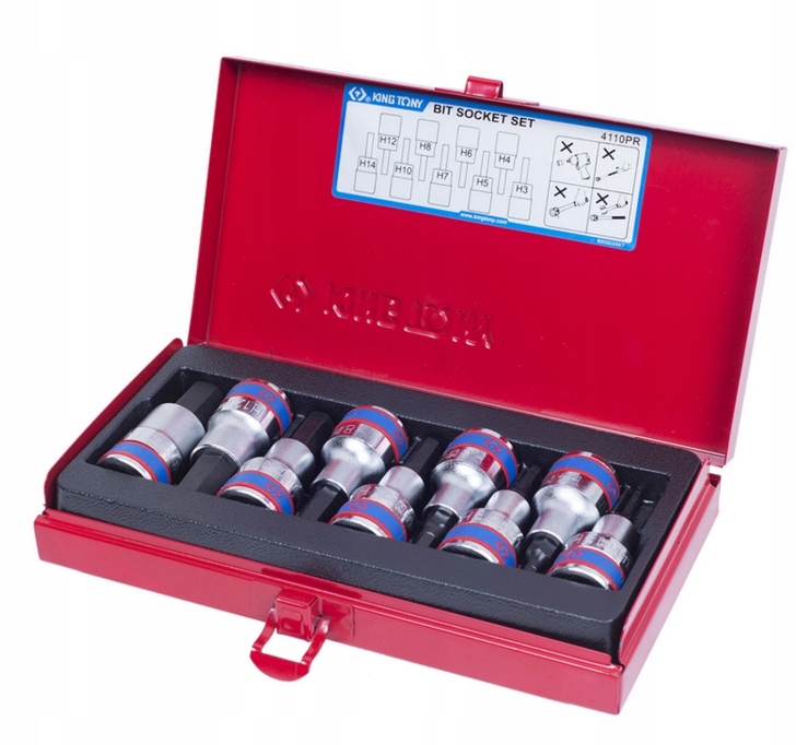 NASADKI HEX IMBUS 1 2 H3 H14 KING TONY 4110PR