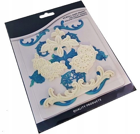 

Forma Wyciskana Do Masy Lukrowej ornament 4 szt.