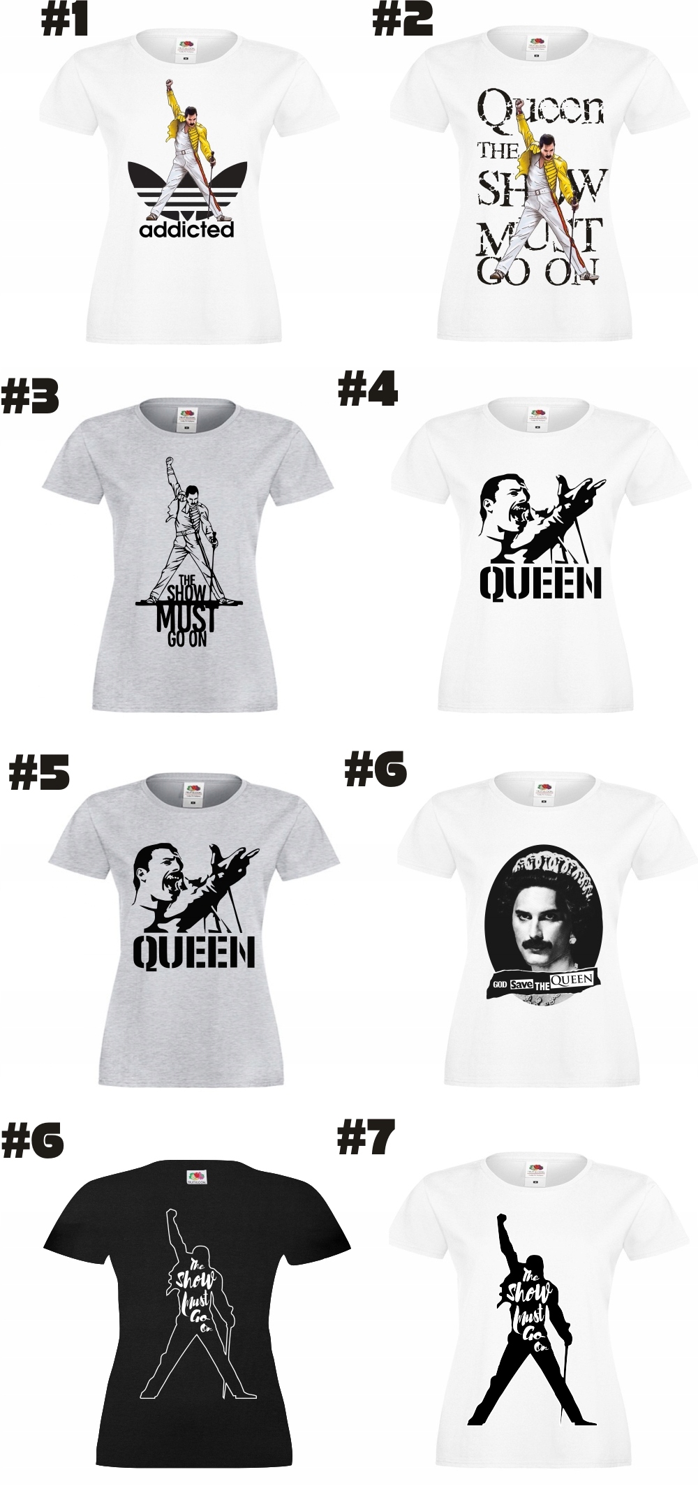 Queen Freddy Mercury , koszulka Marka inna