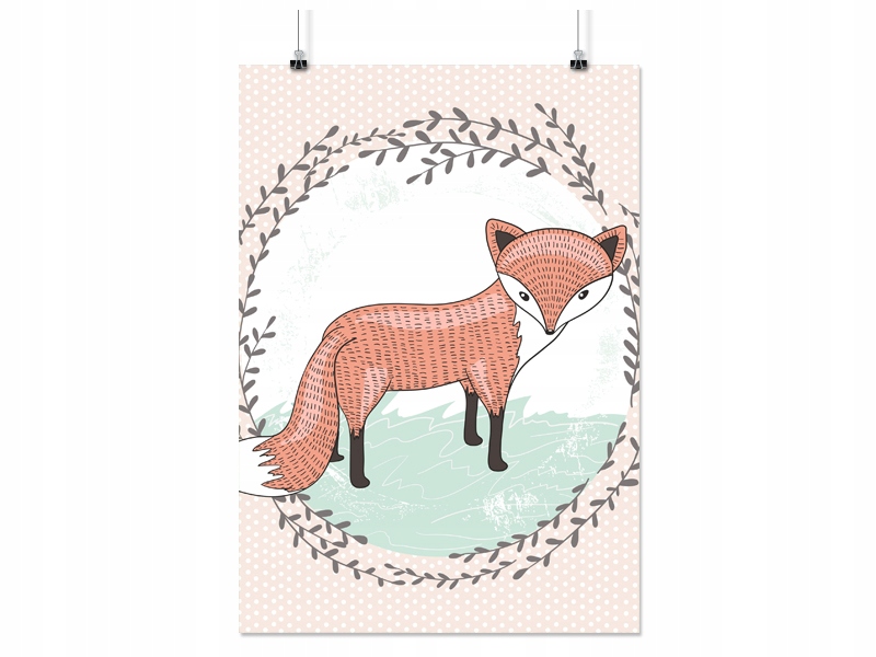 

Plakat Lis Liski Zwierzęta 50x70CM Mat 88 Wzorów