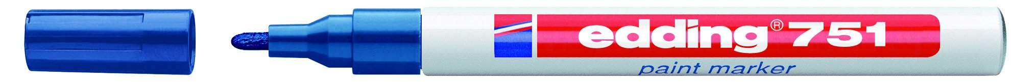 Маркер масляный EDDING 751 синий