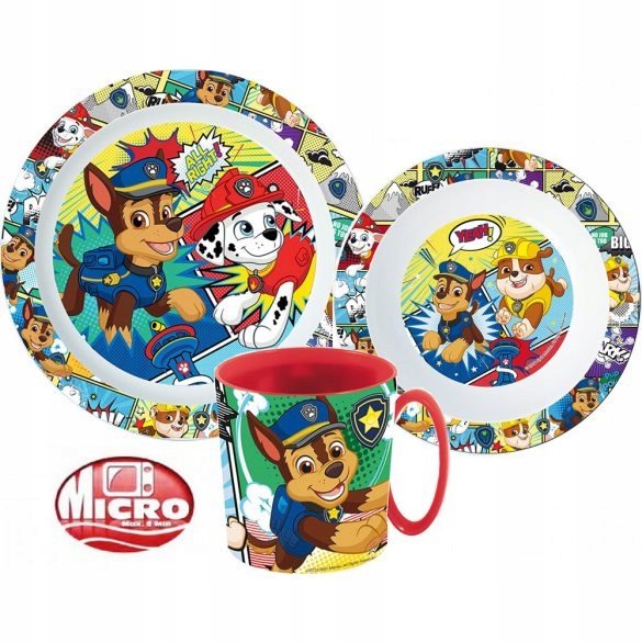 zestaw śniadaniowy PSI PATROL SKYE do mikrofalI