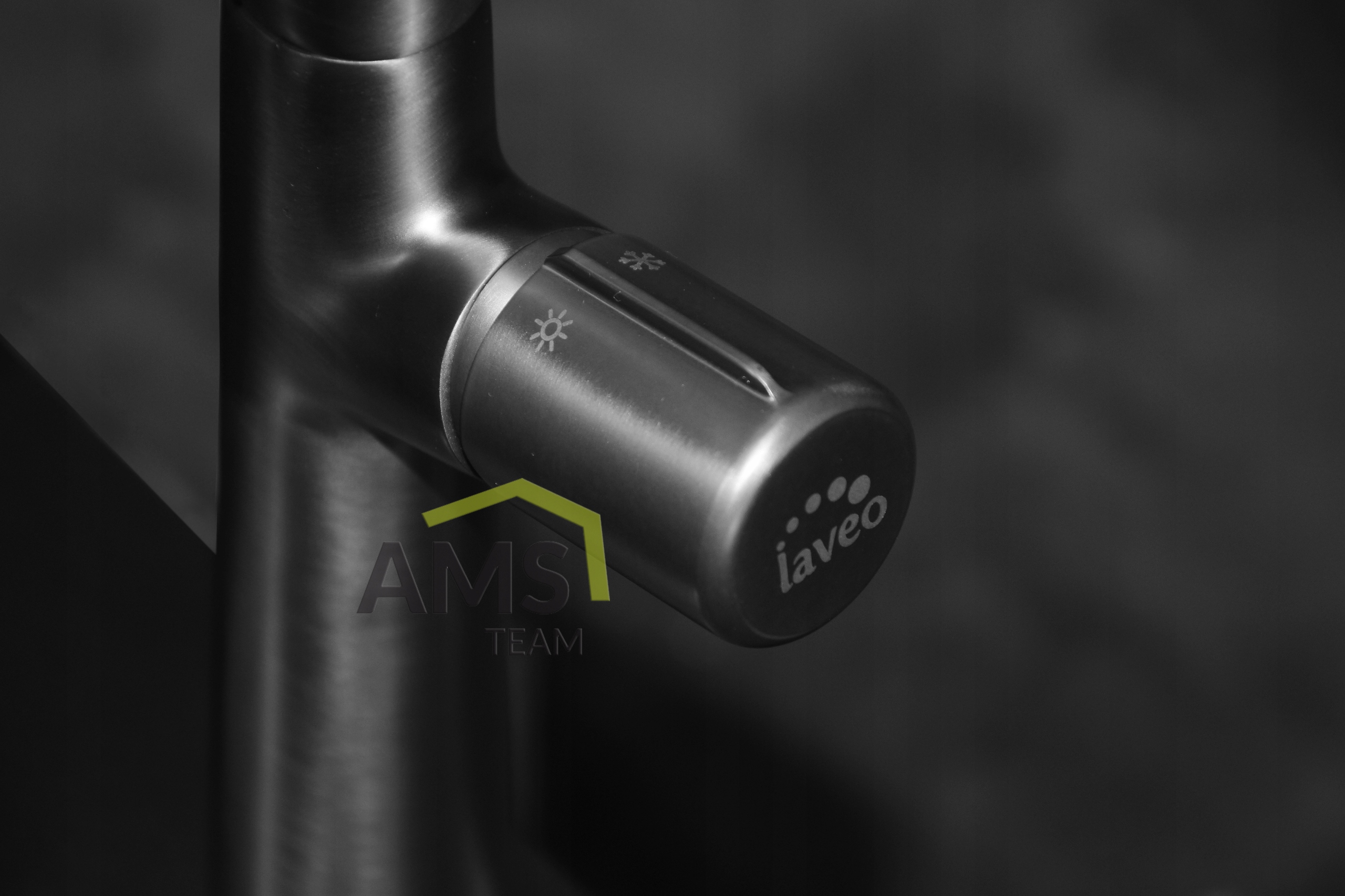 Bateria zlew.stoj. Laveo Pretto Grafit BAO 965D Linia PRETTO