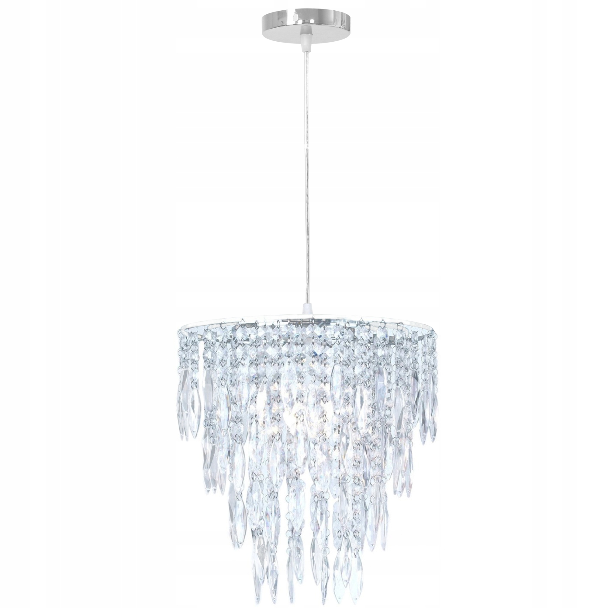 

Kryształowa Lampa Sufitowa Wisząca Glamour