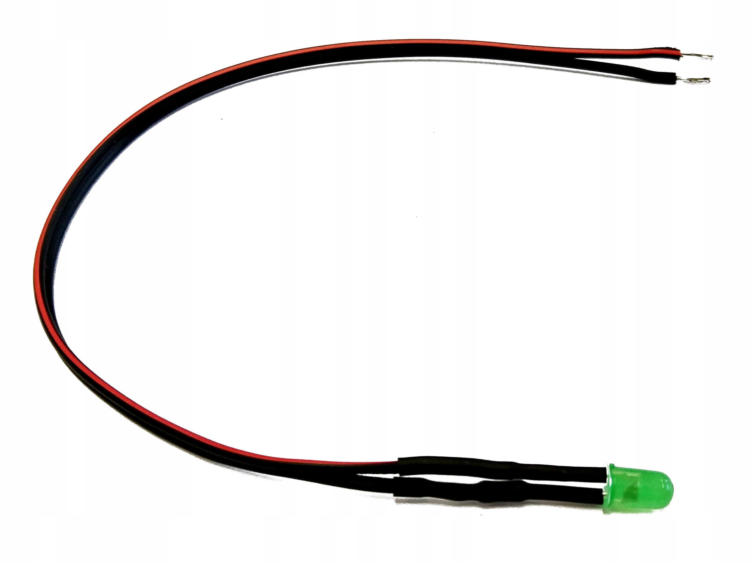 

Dioda Led 5mm 12V zielona przewód 20cm