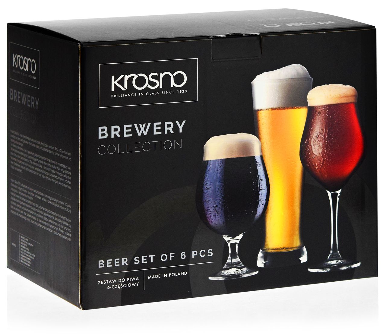 

Zestaw komplet konesera piwa Krosno Brewery 6 szt.
